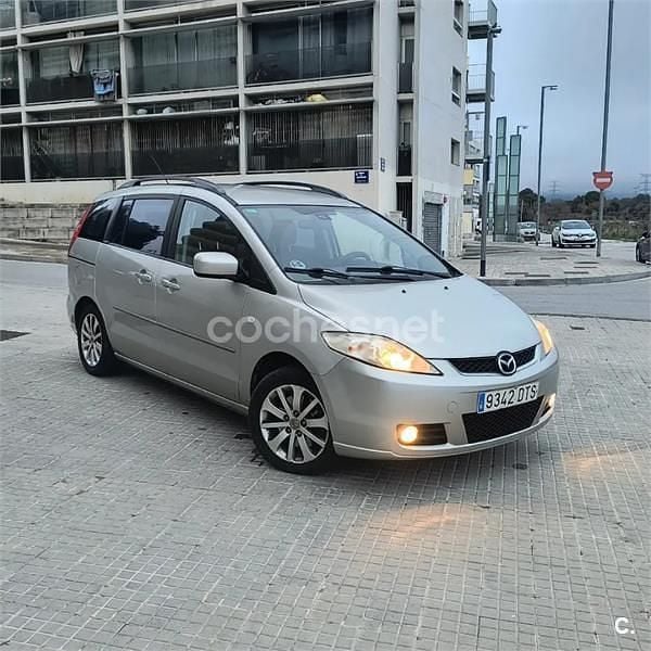 Gris / plata Usado 2005 Mazda 5 Active Monovolumen | 2650 € (Buen precio) - Imagen 1/4
