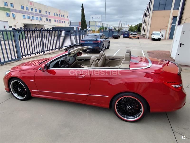 Rojo Usado 2011 Mercedes E350 Avantgarde Descapotable | 20.500 € (Un poco caro) - Imagen 1/4