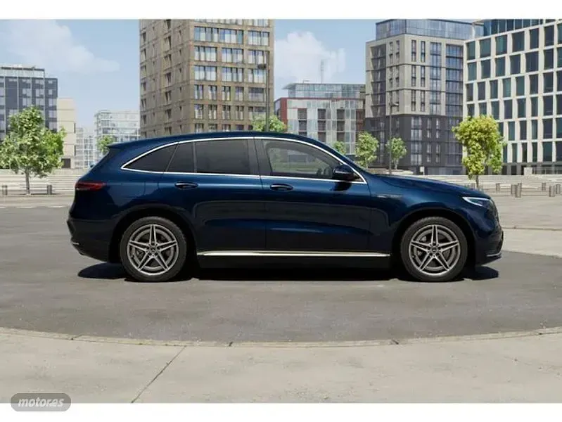 Usado Mercedes EQC400 300 kW (408 CV) 2021 Azul SUV
