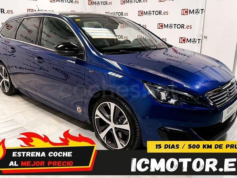 Usado Peugeot 308 GT 205 CV (150 kW) 2016 Azul Berlina