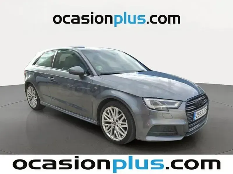 Usado Audi A3 S-Line 150 CV (110 kW) 2016 Gris / plata Berlina