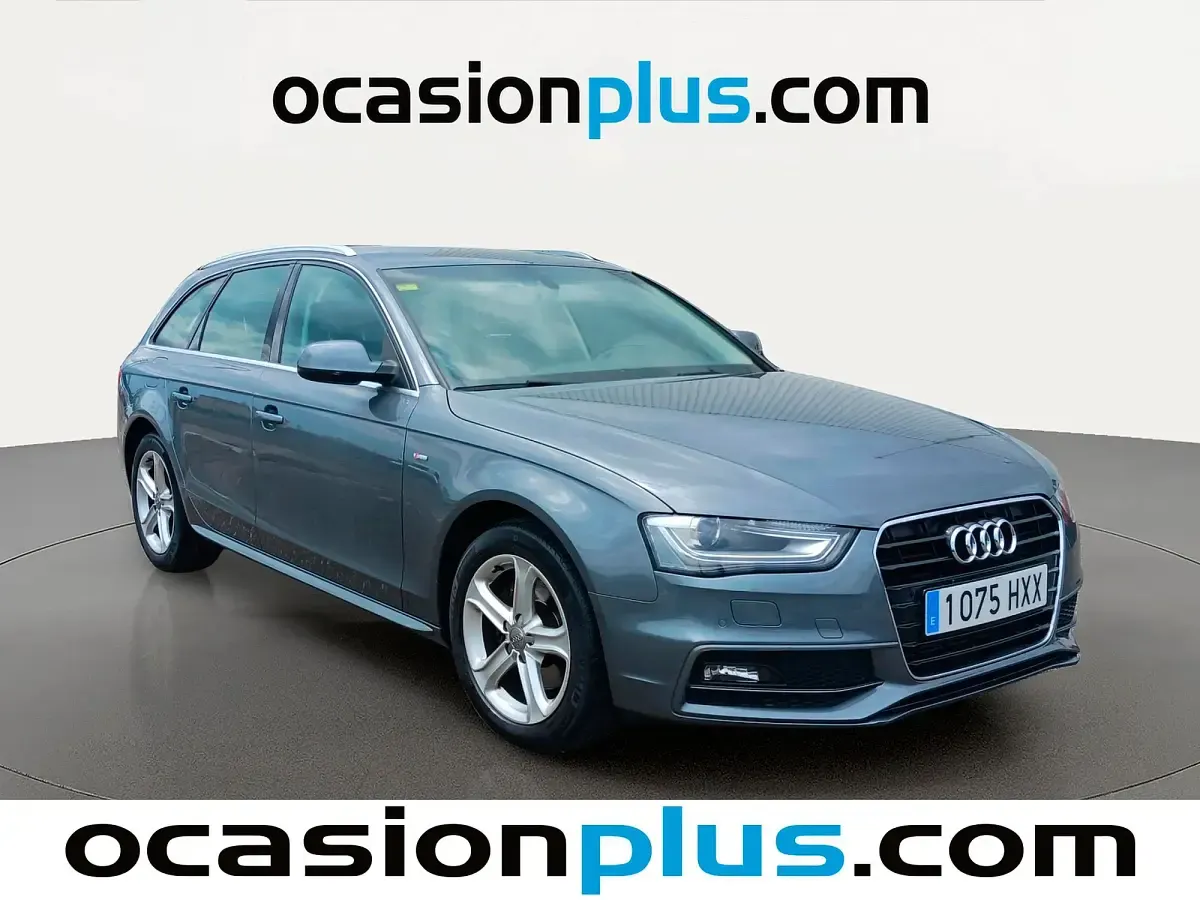 Usado Audi A4 S-Line 150 CV (110 kW) 2014 Gris Familiar