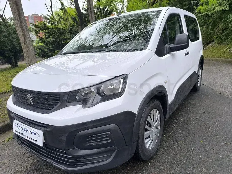 Usado Peugeot Rifter Access 100 CV (73 kW) 2020 Blanco Monovolumen