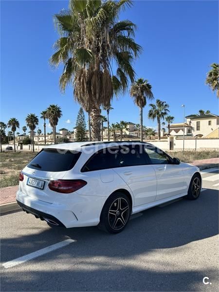 Usado Mercedes C200 160 CV (117 kW) 2019 Blanco Familiar