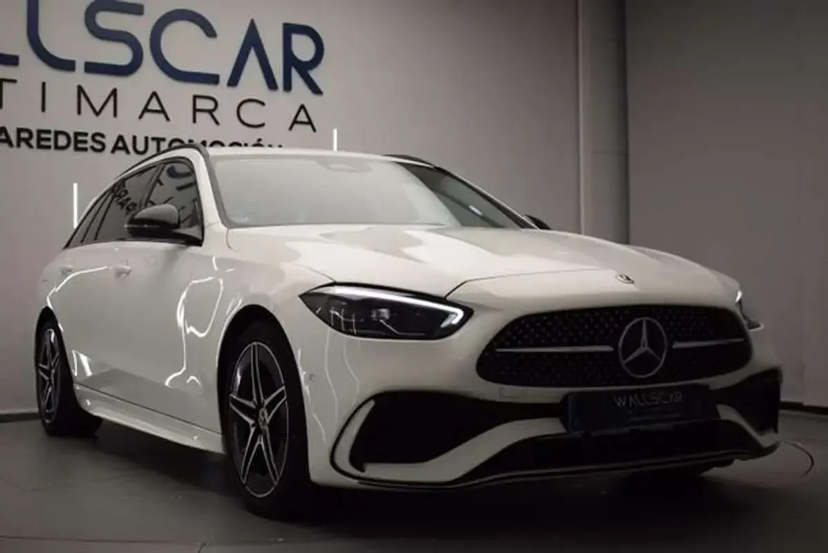 Usado Mercedes C220 199 CV (146 kW) 2022 Blanco Familiar