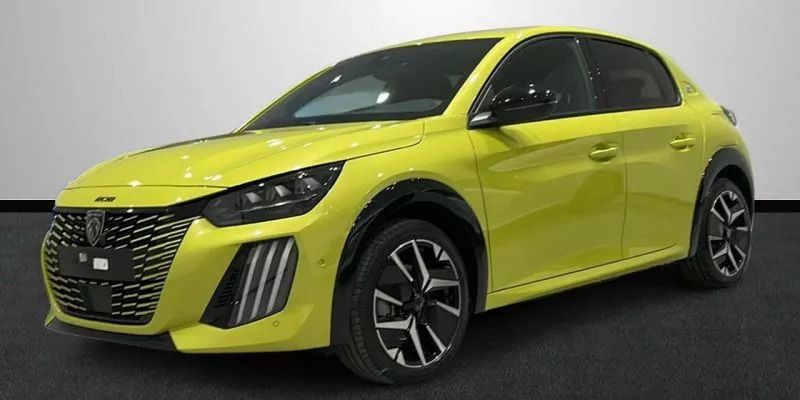 Usado Peugeot e-208 GT 114 kW (156 CV) 2024 Amarillo Utilitario