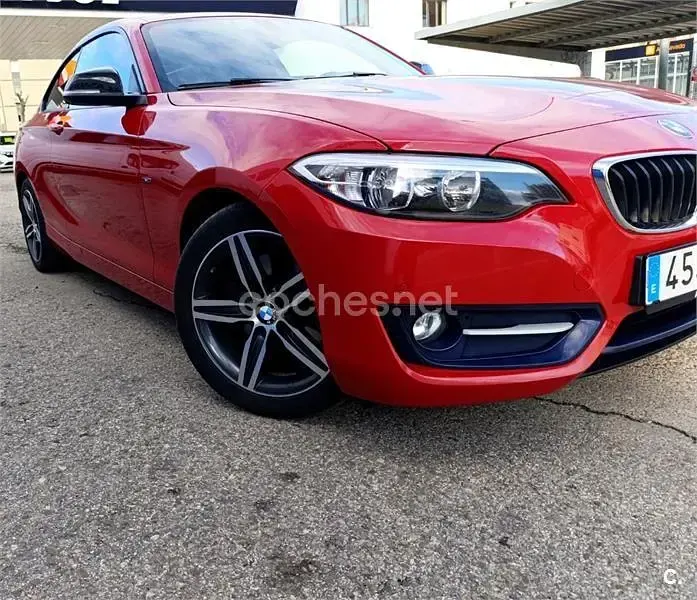 Usado BMW 220 Sport Line 184 CV (135 kW) 2014 Rojo Coupe