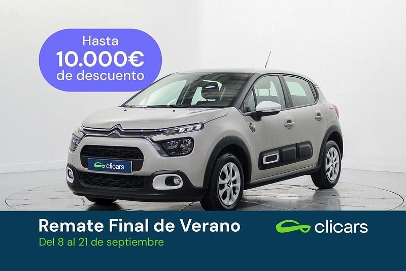 Beige Usado 2022 Citroën C3 PureTech Utilitario | 11.590 € (Precio justo) - Imagen 1/4