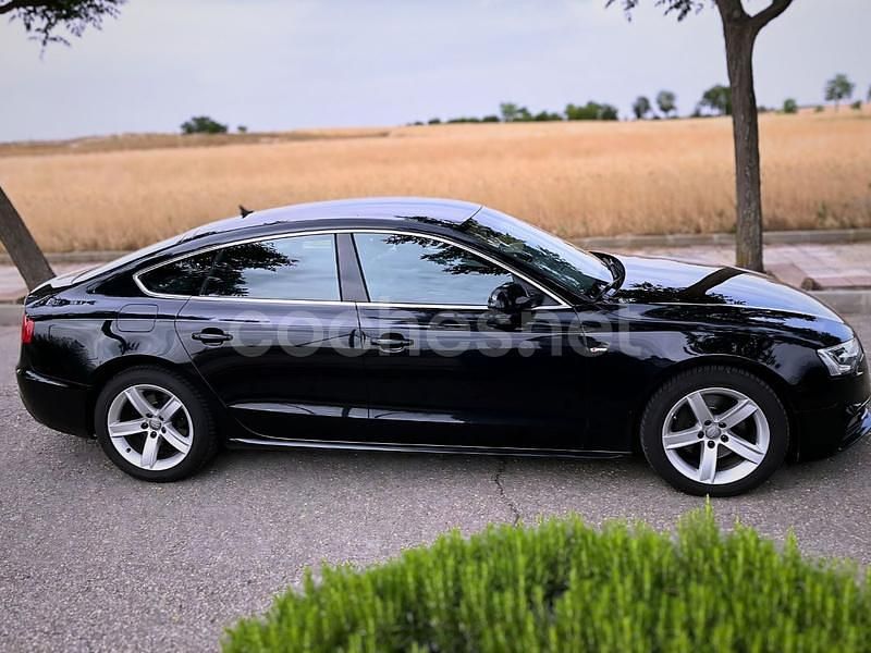 Usado Audi A5 Sportback 218 CV (160 kW) 2014 Negro Utilitario