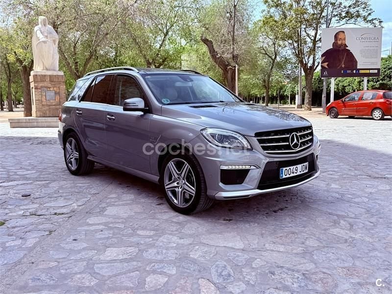 Usado Mercedes ML63 AMG AMG 525 CV (386 kW) 2015 Gris / plata SUV