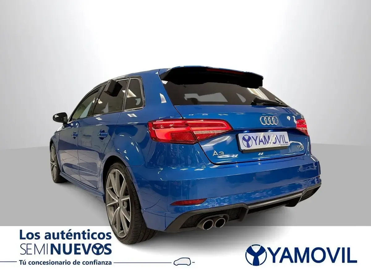 Usado Audi A3 S-Line 150 CV (110 kW) 2018 Azul Berlina