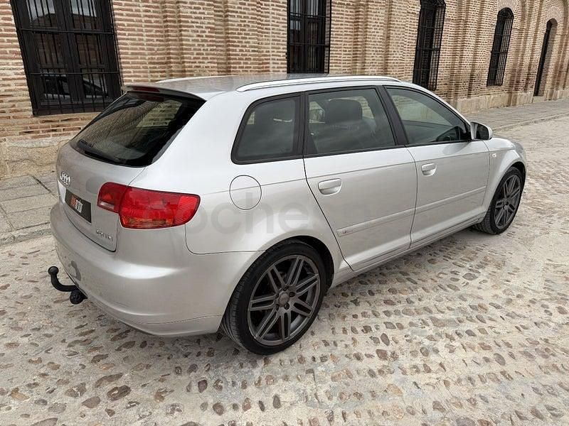 Usado Audi A3 S-Line 140 CV (102 kW) 2008 Gris / plata Utilitario
