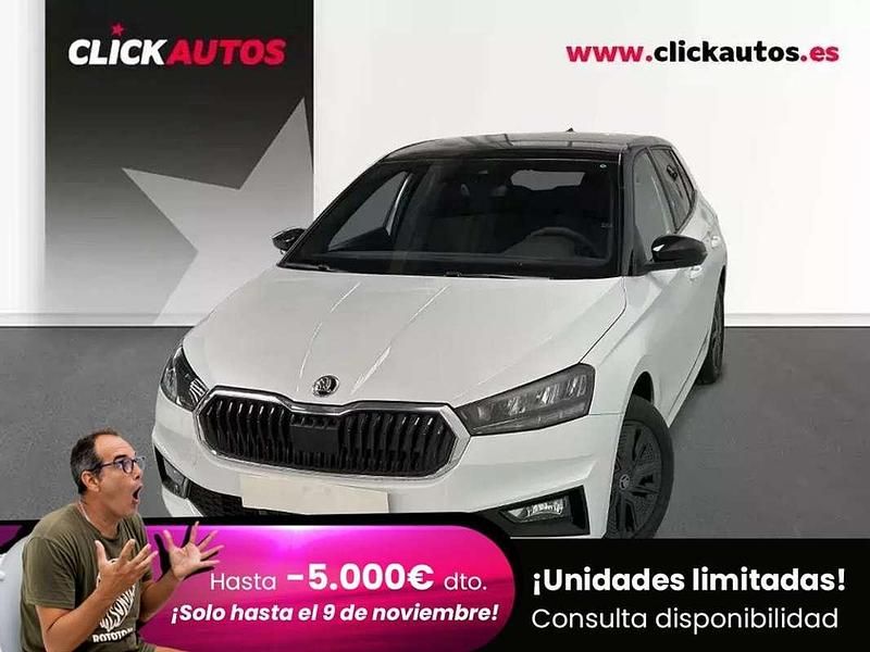 Blanco Usado 2025 Skoda Fabia Utilitario | 19.300 € (Precio justo) - Imagen 1/4