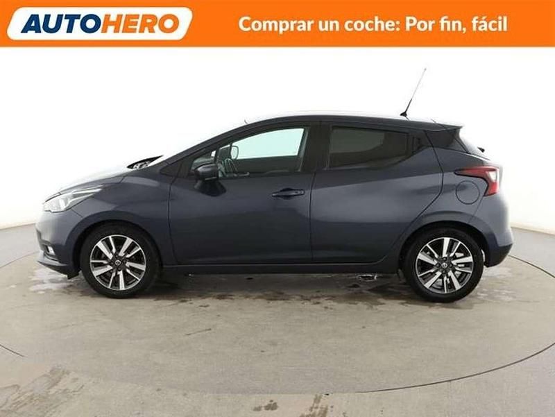 Usado Nissan Micra Tekna 90 CV (66 kW) 2017 Gris Utilitario