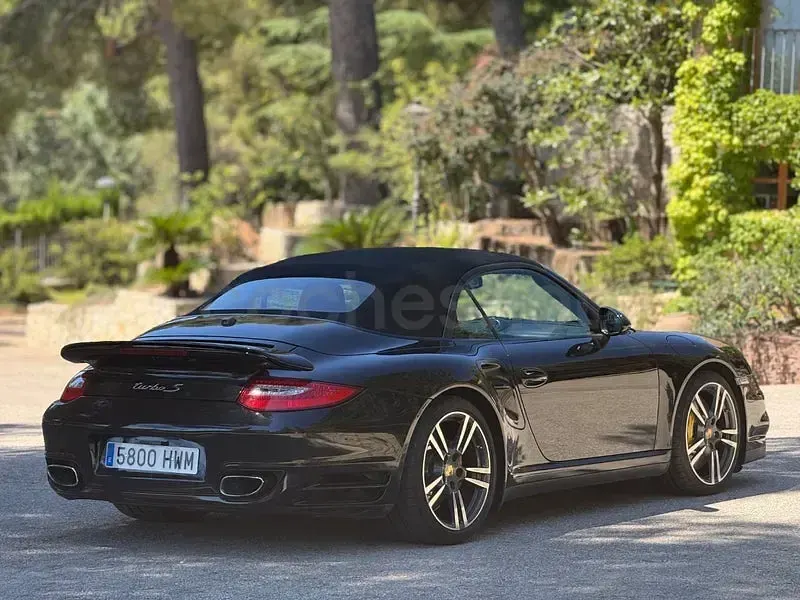 Usado Porsche 911 Turbo S Cabriolet 530 CV (389 kW) 2011 Negro Descapotable