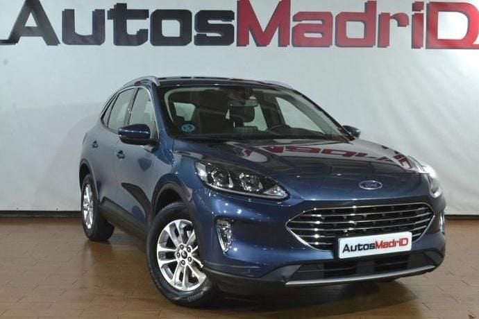 Azul Usado 2021 Ford Kuga Titanium SUV | 17.990 € (Precio justo) - Imagen 1/4