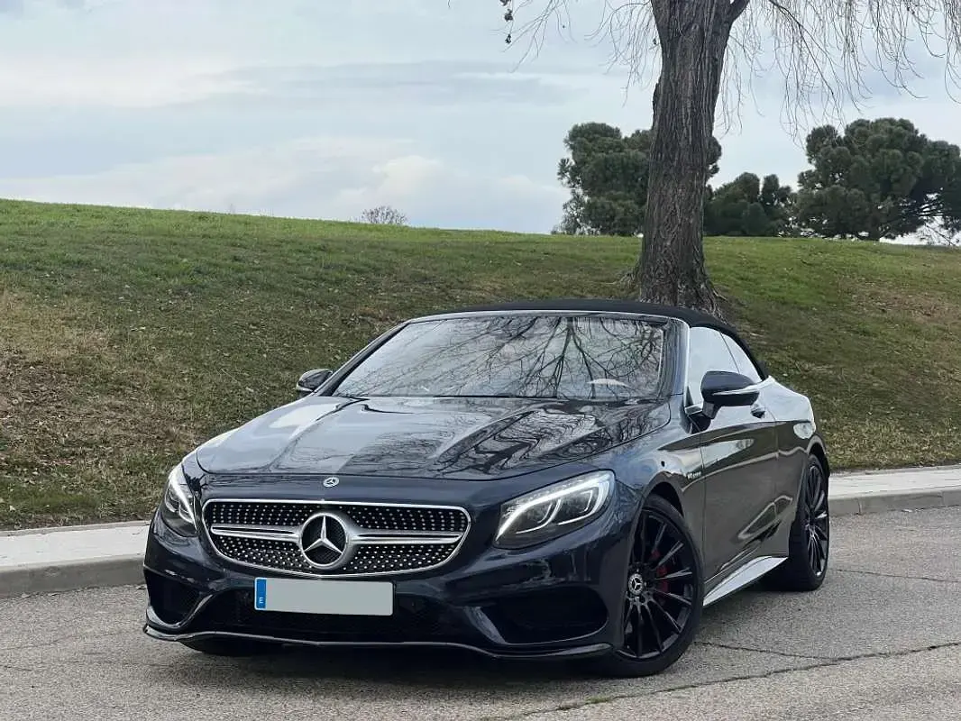 Usado Mercedes S500 455 CV (334 kW) 2018 Azul Berlina