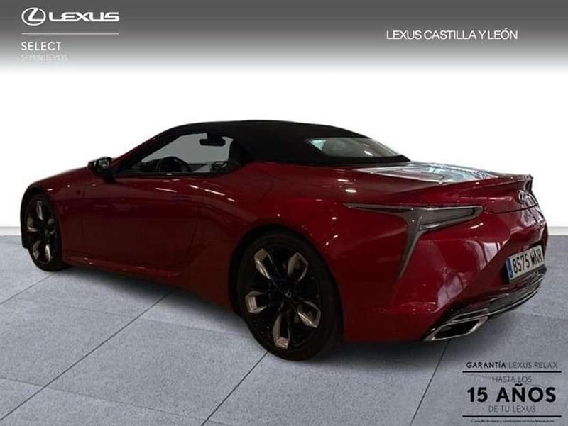 Usado Lexus LC 500 Luxury Line 480 CV (353 kW) 2024 Rojo Descapotable