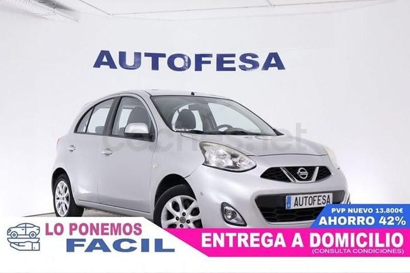 Usado Nissan Micra Acenta+ 80 CV (58 kW) 2014 Gris Utilitario