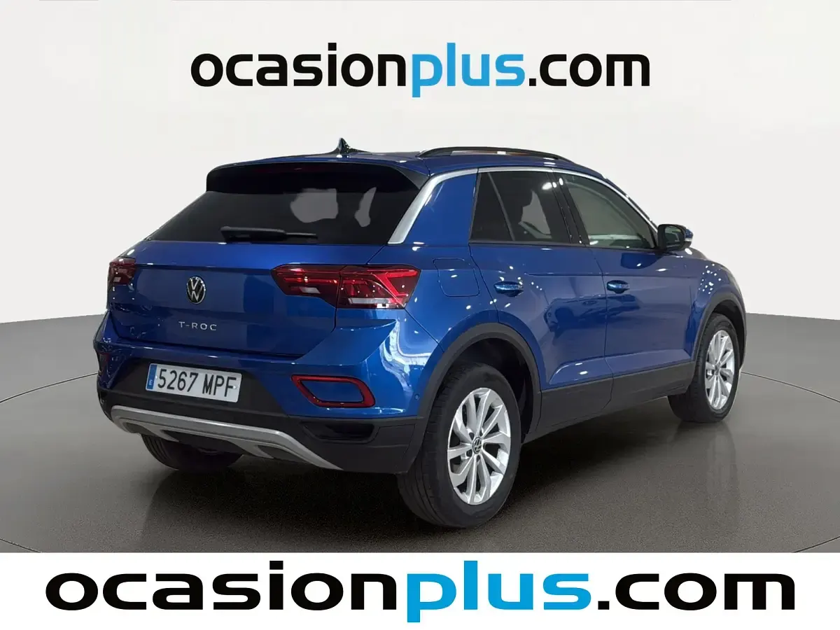 Usado VW T-Roc Life 150 CV (110 kW) 2024 Azul SUV