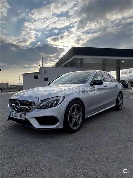 Usado Mercedes C220 AMG line 170 HP (125 kW) 2017 Cinzento Sedan