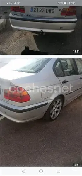 Usado BMW 320 184 CV (135 kW) 2002 Gris / plata Berlina