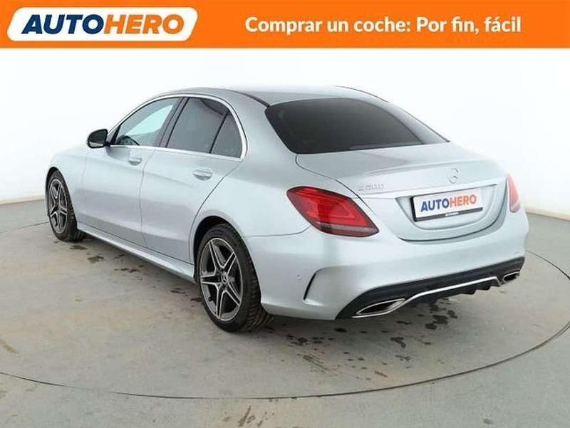 Usado Mercedes C200 AMG line 197 CV (144 kW) 2019 Gris Berlina