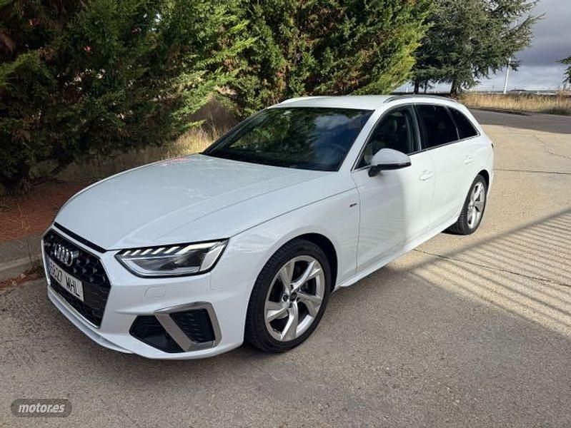 Usado Audi A4 S-Line 150 CV (110 kW) 2023 Blanco Familiar