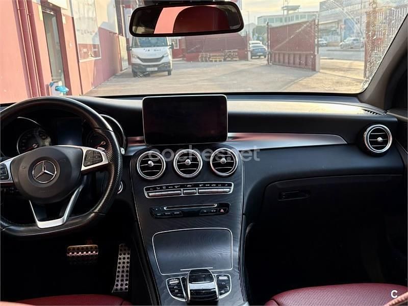 Usado Mercedes GLC220 170 CV (125 kW) 2017 Gris / plata Coupe