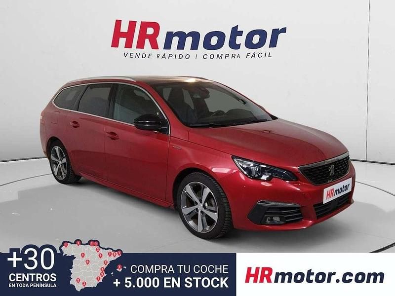 Rojo Usado 2018 Peugeot 308 GT-line Familiar | 8999 € (Buen precio) - Imagen 1/4