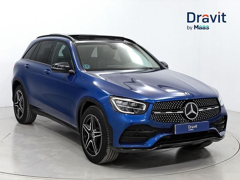Azul Usado 2022 Mercedes GLC220 SUV | 43.390 € (Precio justo) - Imagen 1/4