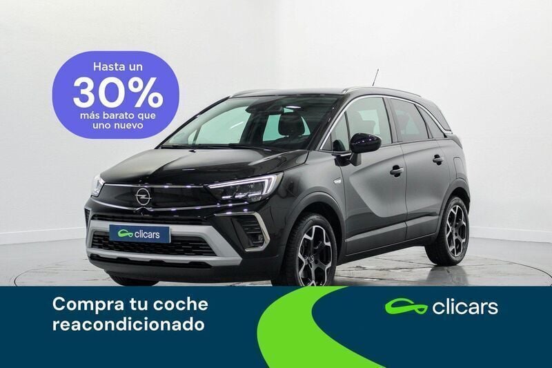 Negro Usado 2024 Opel Crossland Ultimate SUV | 16.690 € (Precio justo) - Imagen 1/4