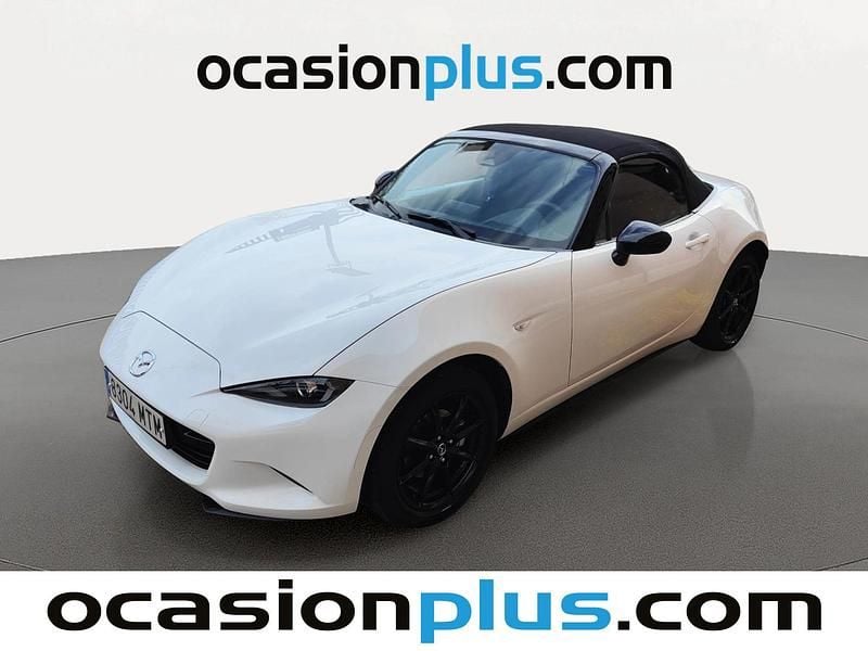 Blanco Usado 2024 Mazda MX5 Prime-Line Descapotable | 25.864 € (Super precio) - Imagen 1/4