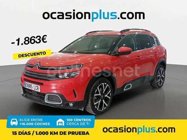 Rojo Usado 2019 Citroën C5 Aircross Feel SUV | 20.500 € (Precio justo) - Imagen 1/4