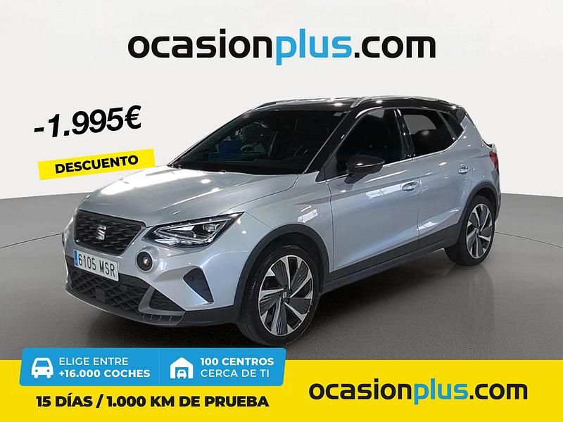 Gris Usado 2024 Seat Arona FR SUV | 21.950 € (Precio justo) - Imagen 1/4