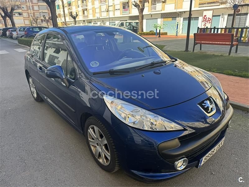 Usado Peugeot 207 Sport 90 CV (66 kW) 2009 Azul Berlina