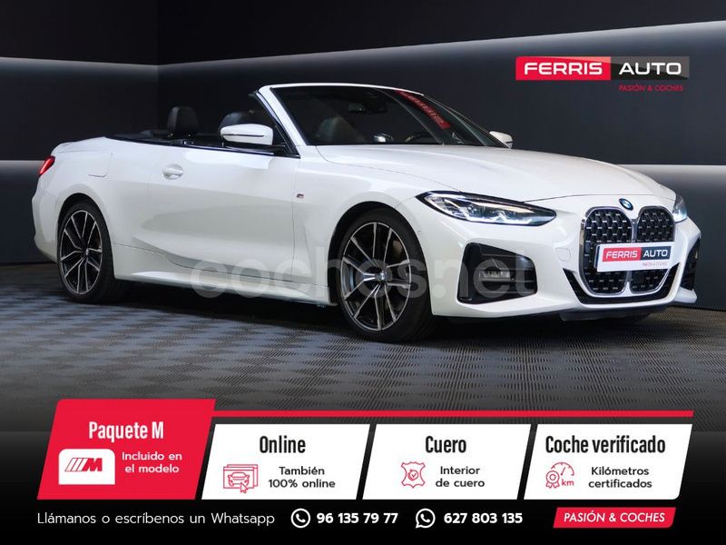 Blanco Usado 2021 BMW 430 Cabriolet Descapotable | 43.890 € (Super precio) - Imagen 1/4
