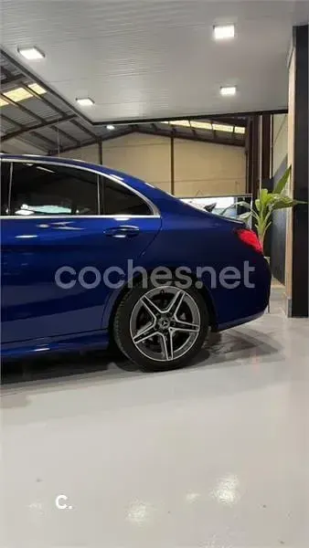 Usado Mercedes C200 184 CV (135 kW) 2020 Azul Berlina