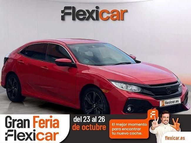 Rojo Usado 2019 Honda Civic Comfort Berlina | 18.990 € (Precio justo) - Imagen 1/4
