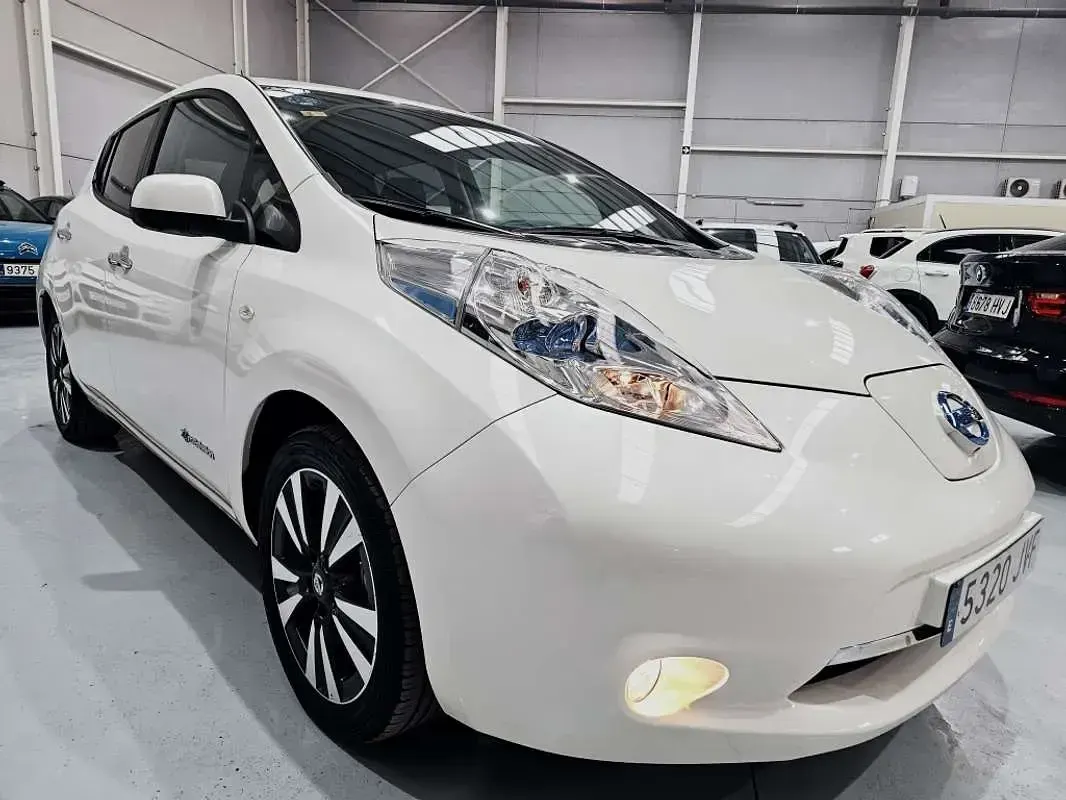 Usado Nissan Leaf Tekna 80 kW (110 CV) 2016 Blanco Utilitario