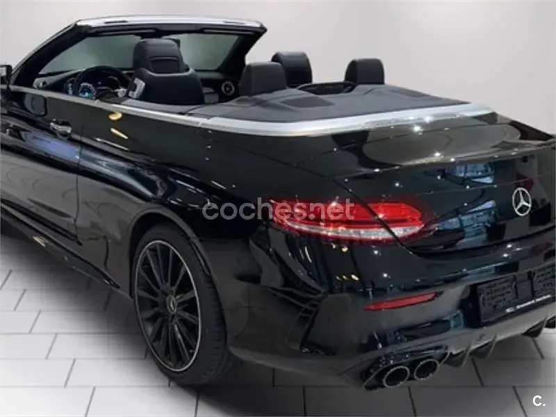 Usado Mercedes C43 AMG 390 CV (286 kW) 2019 Negro Descapotable