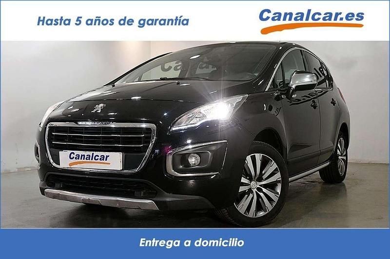 Negro Usado 2014 Peugeot 3008 Style Monovolumen | 7351 € (Super precio) - Imagen 1/4