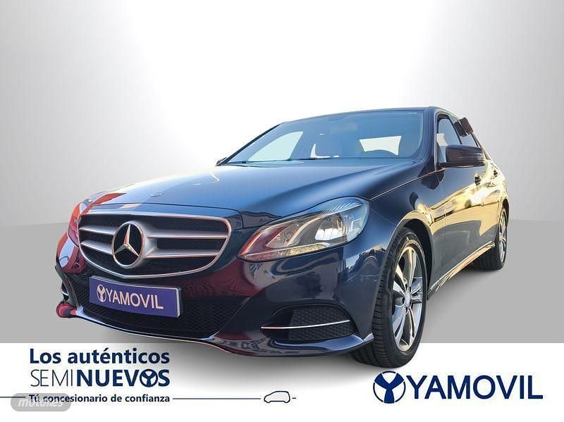 Usado Mercedes E220 Avantgarde 170 CV (125 kW) 2016 Azul Berlina