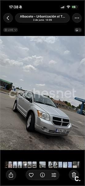 Usado Dodge Caliber SXT 156 CV (114 kW) 2008 Gris / plata Utilitario