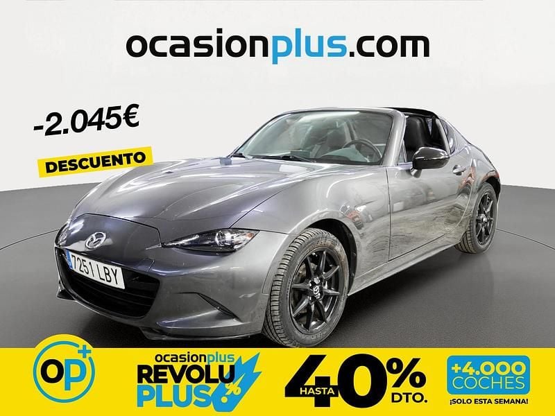 Usado Mazda MX5 132 CV (97 kW) 2019 Gris Descapotable