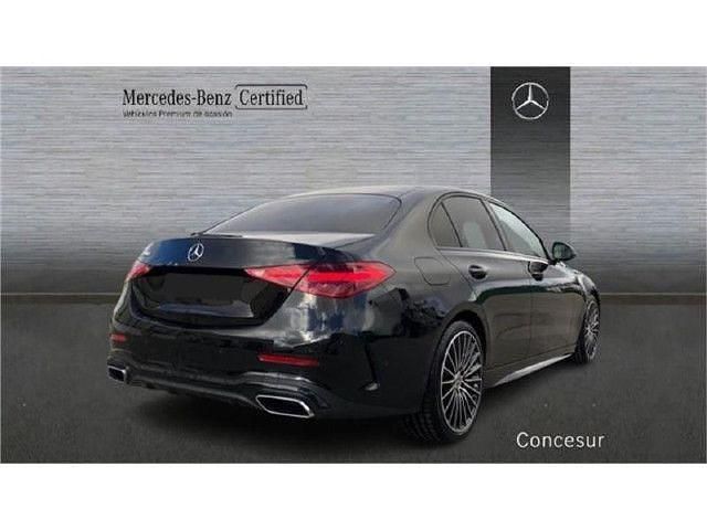 Usado Mercedes C220 AMG line 200 CV (147 kW) 2024 Negro obsidiana Berlina