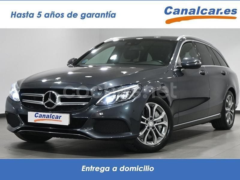 Usado Mercedes C350e Avantgarde 279 CV (205 kW) 2015 Gris Familiar