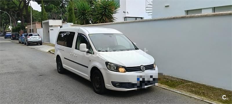 Usado VW Caddy Maxi Edition 102 CV (75 kW) 2014 Blanco Monovolumen