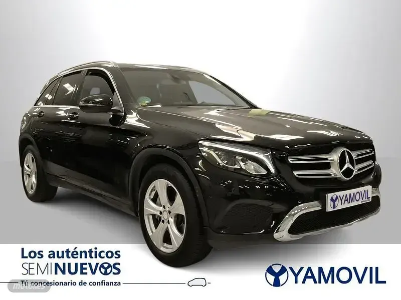 Usado Mercedes GLC220 170 CV (125 kW) 2016 Negro SUV