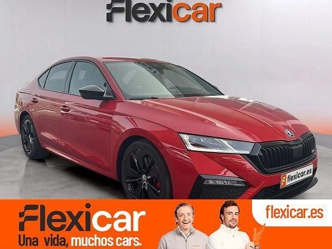 Rojo Usado 2021 Skoda Octavia RS | 26.490 € (Precio justo) - Imagen 1/4